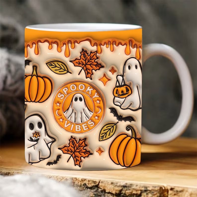 Halloween Pumpkin Ceramic Coffee Mug - Bellarte Enchanté Halloween Pumpkin Ceramic Coffee Mug